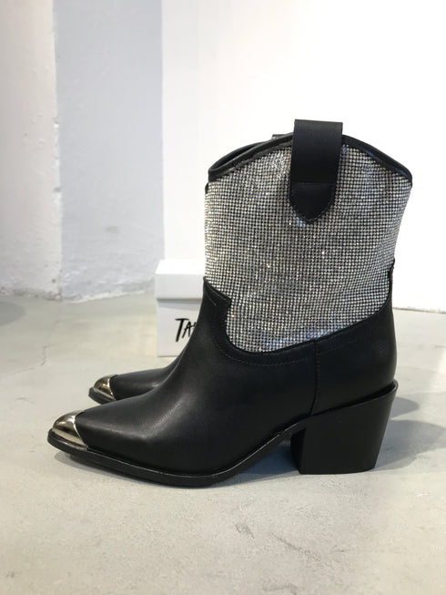 JAZZ  SİYAH TAŞLI BOOTIE